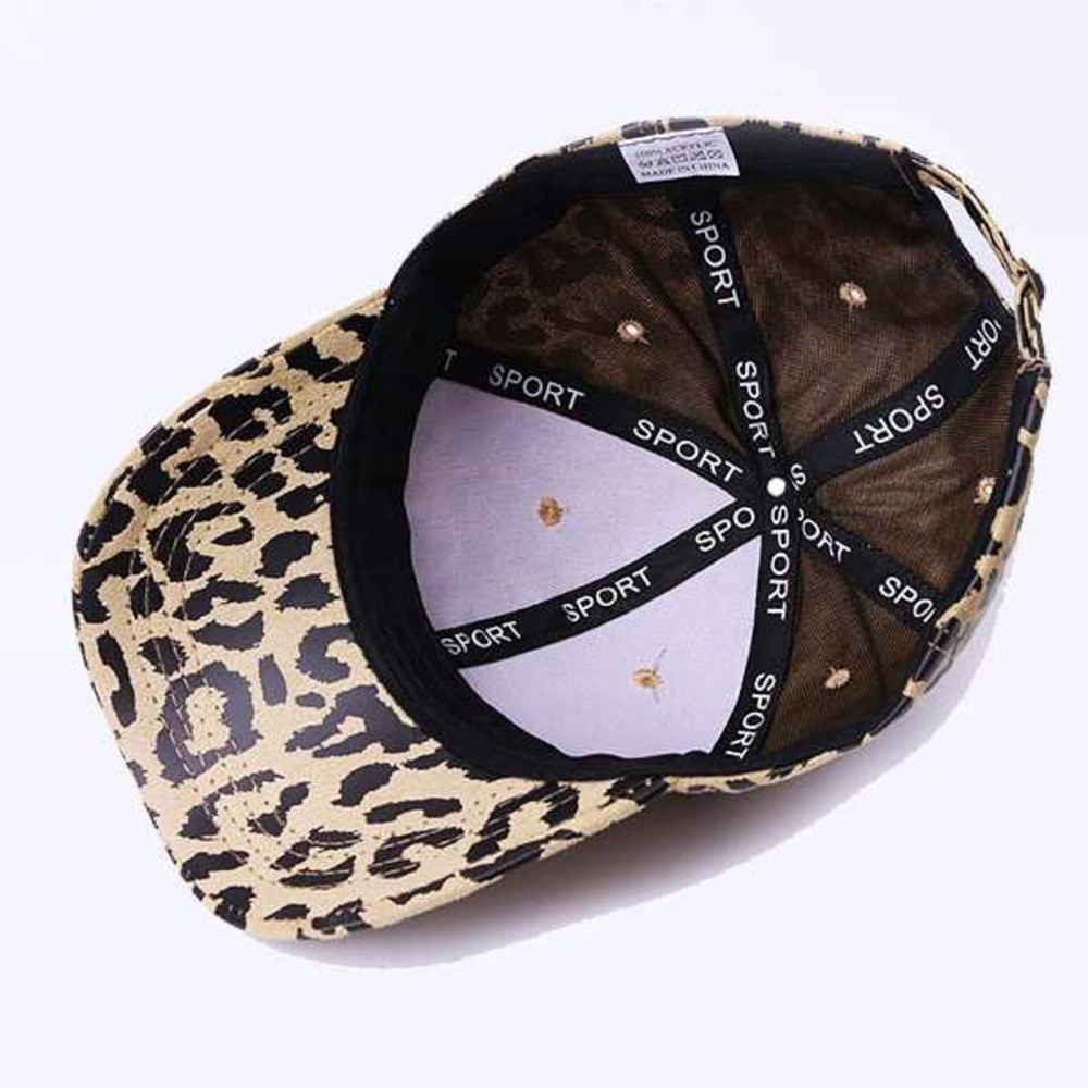 Leopard Print Baseball Cap - Picture 6 of 6